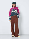 Noisy May Blau und rosa gemusterter Pullover Noisy May Peaks