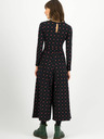 Blutsgeschwister Blutsgeschwister Glamourama Queen Schwarzer geblümter Pullover Jumpsuit