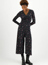 Blutsgeschwister Blutsgeschwister Glamourama Queen Schwarzer geblümter Pullover Jumpsuit