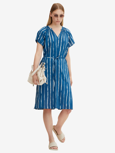 Tom Tailor Blau gestreiftes Kleid Tom Tailor