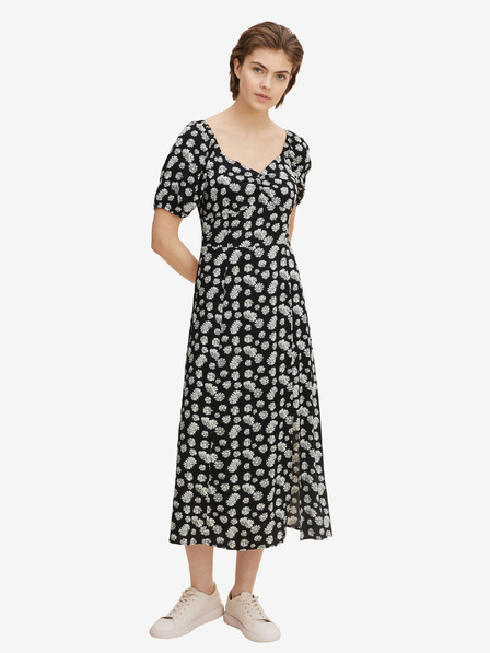 Tom Tailor Denim Schwarz Damen Floral Midi Shorts Tom Tailor Denim
