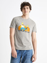 Celio Graues Herren Celio Die Simpsons T-Shirt