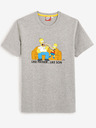 Celio Graues Herren Celio Die Simpsons T-Shirt