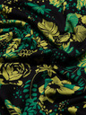 Blutsgeschwister Schwarzes und grünes durchsichtiges Blumenkleid für Damen Blutsgeschwister Petite Rafinesse