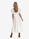 TOP SECRET Weißes Damen-Midikleid mit Ballonärmeln TOP SECRET