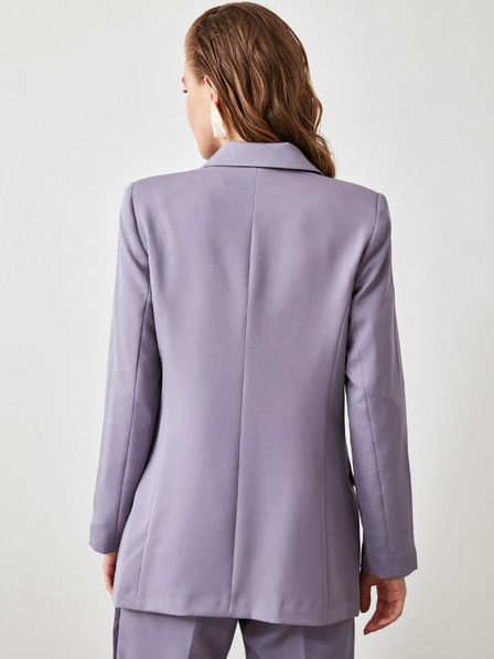 Trendyol Hellviolette Damenjacke in Übergröße Trendyol