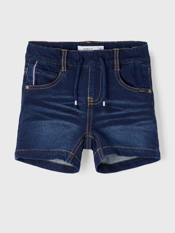name it Dunkelblaue Jeansshorts für Jungen, Name: Ryan