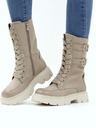 Caprice Beige Damen Caprice isolierte Lederstiefel
