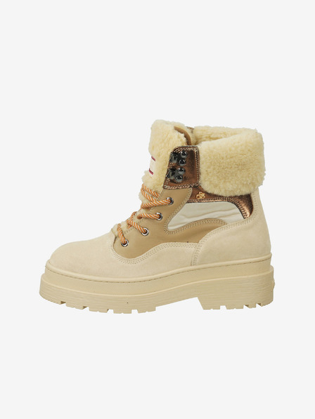 Scotch & Soda Cremefarbene Damen-Winterstiefel Scotch & Soda Aubri