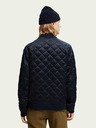 Scotch & Soda Dunkelblaue gemusterte Herrenjacke Scotch & Soda