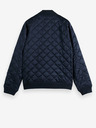 Scotch & Soda Dunkelblaue gemusterte Herrenjacke Scotch & Soda