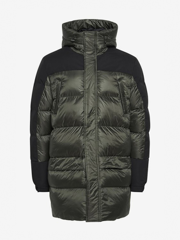 Blend Dunkelgrüne Steppjacke Blend