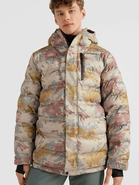 O'Neill Beige Herren O'Neill Mountain Gesteppte Winterjacke