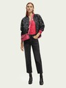 Scotch & Soda Lila gemusterte Damen-Wendejacke Scotch & Soda