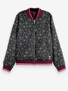 Scotch & Soda Lila gemusterte Damen-Wendejacke Scotch & Soda