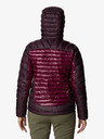 Columbia Violett gemusterte Damen-Steppwinterjacke mit Kapuze Columbia Labyrinth Loop