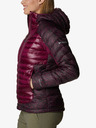 Columbia Violett gemusterte Damen-Steppwinterjacke mit Kapuze Columbia Labyrinth Loop