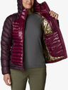 Columbia Violett gemusterte Damen-Steppwinterjacke mit Kapuze Columbia Labyrinth Loop