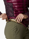 Columbia Violett gemusterte Damen-Steppwinterjacke mit Kapuze Columbia Labyrinth Loop