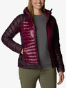 Columbia Violett gemusterte Damen-Steppwinterjacke mit Kapuze Columbia Labyrinth Loop
