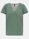 Tranquillo Grün gemustertes T-Shirt Tranquillo