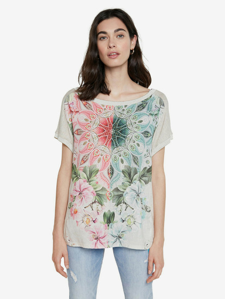 Desigual Desigual TS Copenhague Beige T-shirt
