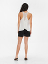 Jacqueline de Yong Weißes Tank-Top mit Spitze JDY Eddie