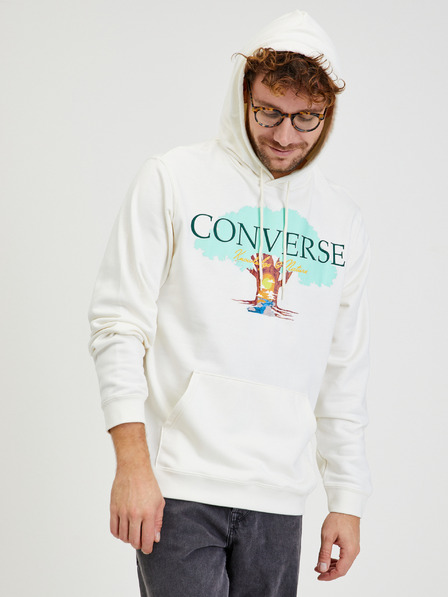 Converse Cremefarbener Herren Hoodie von Converse