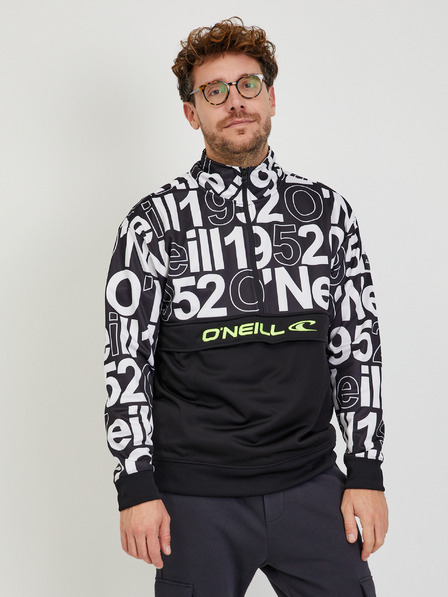 O'Neill Schwarzes gemustertes Herren-Sweatshirt O'Neill Rutile