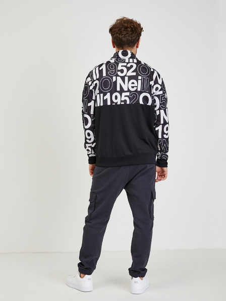 O'Neill Schwarzes gemustertes Herren-Sweatshirt O'Neill Rutile