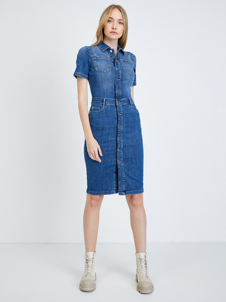 Orsay Blaue Jeanskleid im Hemdstil von ORSAY