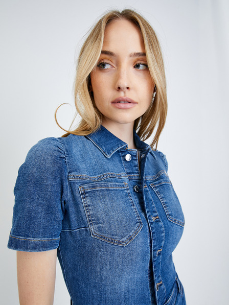 Orsay Blaue Jeanskleid im Hemdstil von ORSAY
