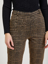 Orsay Braune karierte Damenhose ORSAY