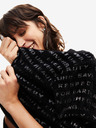 Desigual Schwarzer Desigual I Wonder Kurzpullover für Damen
