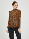 Orsay Braunes gemustertes Damen T-Shirt ORSAY Paisy