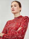Orsay Rotes gemustertes langärmeliges Damen ORSAY Paisy T-Shirt
