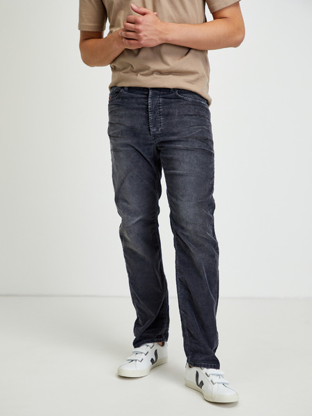 Diesel Dunkelgraue Herren-Cordhosen Diesel Macs