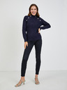 Orsay Dunkelblauer Damen Ripppullover mit Dekoknöpfen ORSAY