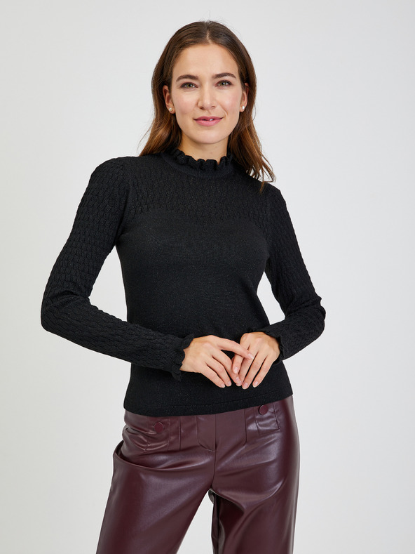 Orsay Schwarzer Damenpullover ORSAY