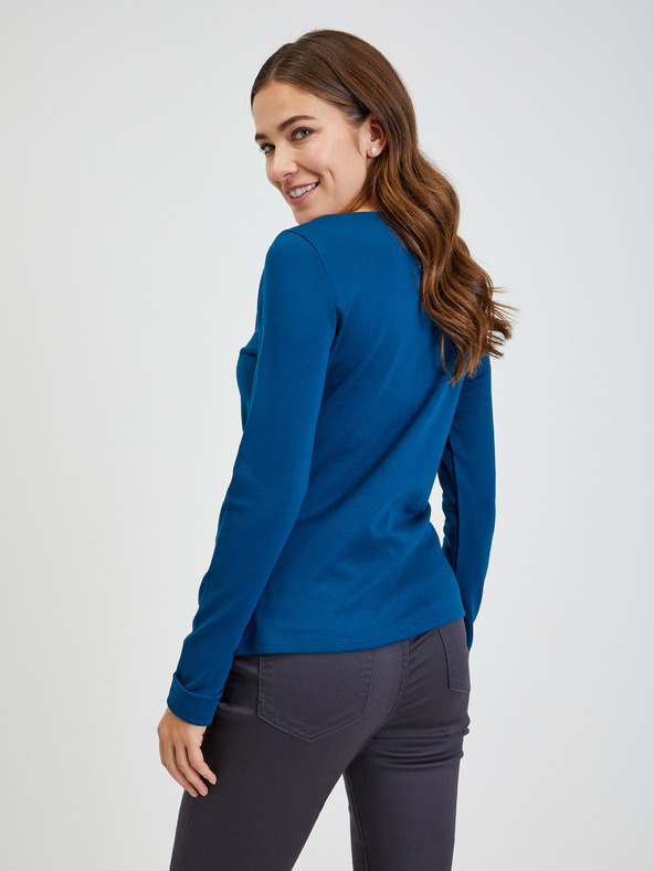 Orsay Dunkelblaues Damen-T-Shirt ORSAY