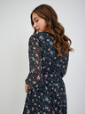 Orsay Schwarzes Damen-Blumenkleid mit Bindung ORSAY