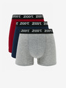 ZOOT.lab Dreier-Set Herren-Boxershorts in rot, blau und grau ZOOT.lab