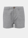 ZOOT.lab Graue gestreifte Damen Shorts mit Leinen ZOOT.lab Jade