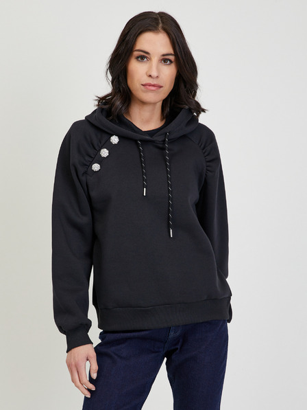 Orsay Schwarzer Damen-Kapuzenpullover ORSAY