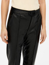 Jacqueline de Yong Schwarze Damen-Lederhose JDY Rex