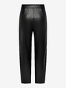 Jacqueline de Yong Schwarze Damen-Lederhose JDY Rex
