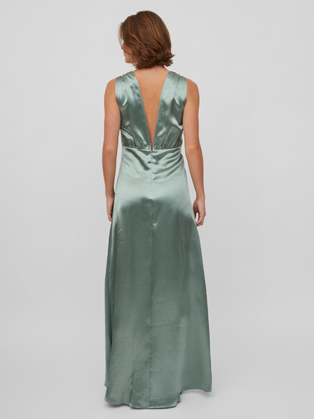 Vila Grünes Maxikleid aus Satin für Damen VILA Sittas