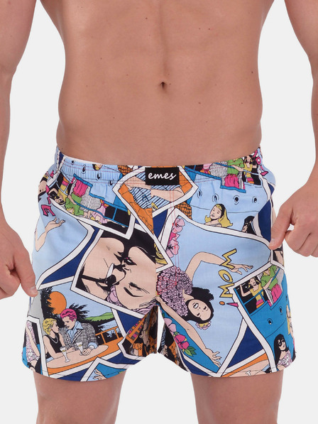 Emes Emes Herren-Comic-Shorts