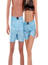 Emes Blaue Herren Emes Snowflake Shorts