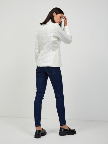 Orsay Cremefarbene Steppjacke ORSAY